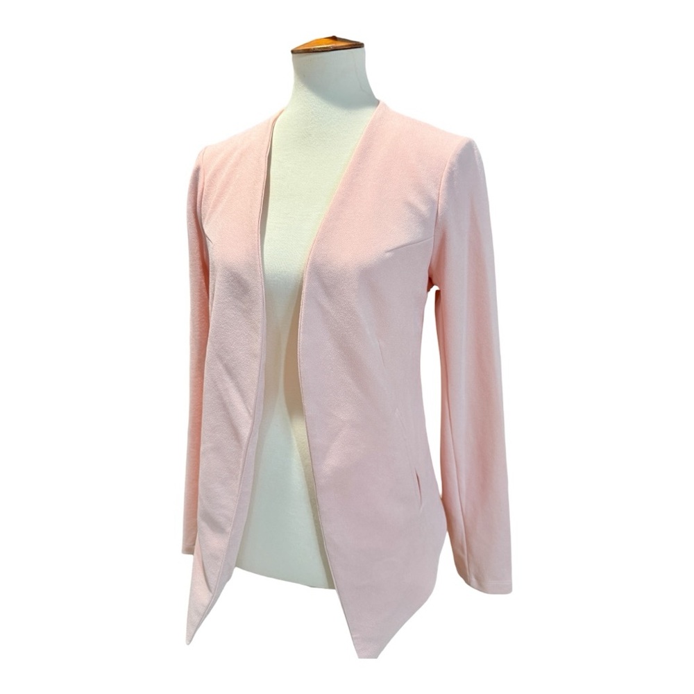 Bcbgeneration Pink Open Front Blazer, Asymmetrica… - image 2